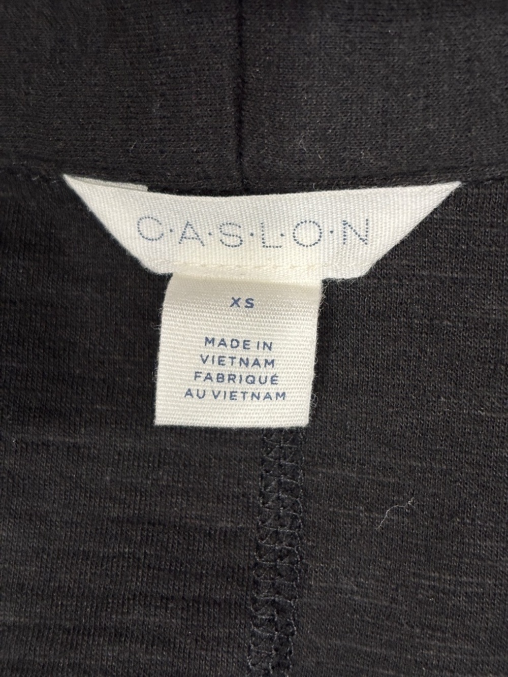 Caslon Single-button Knit Blazer - Black XS - Picture 9 of 10